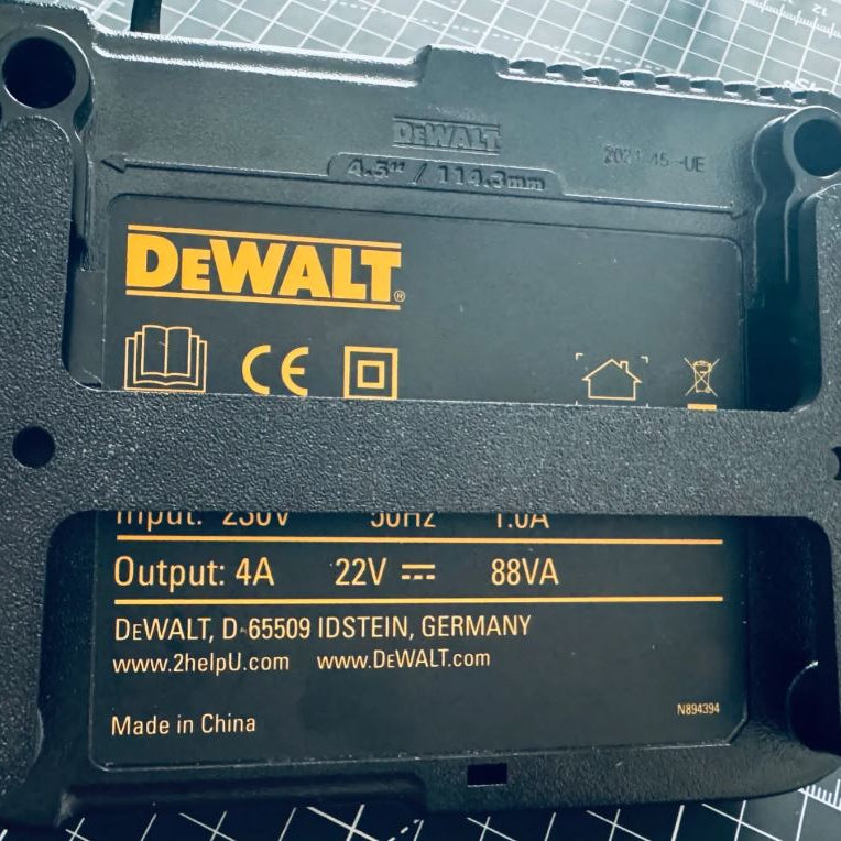 DeWalt DCB115 battery charger wall mount holder, Australian made 3D printed – photo 4