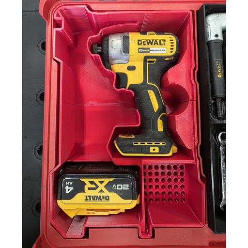 DeWalt driver insert for Milwaukee Packout 48-22-8430 organiser