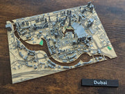 Dubai 3D printed miniature city map – photo 4