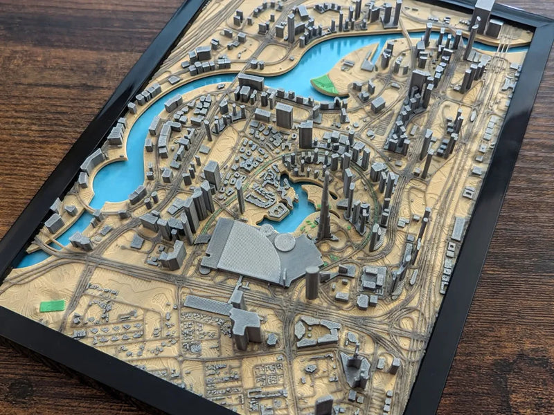 Dubai 3D printed miniature city map – photo 6