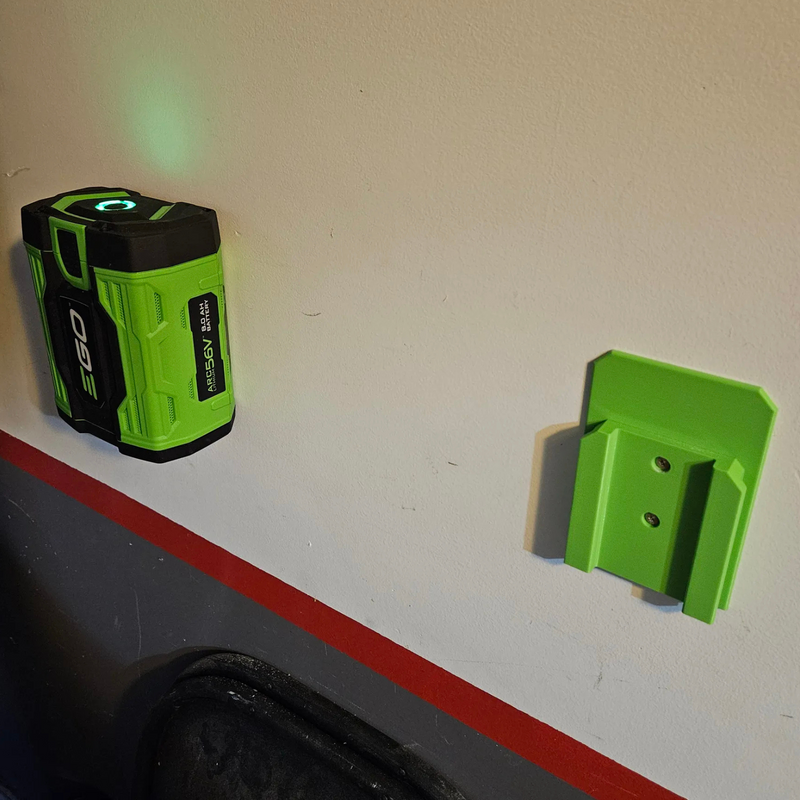 EGO 56V battery wall mount storage bracket, Australian made – photo 7