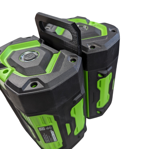 EGO battery carry handle for Power+ batteries, Australian made 3D printed