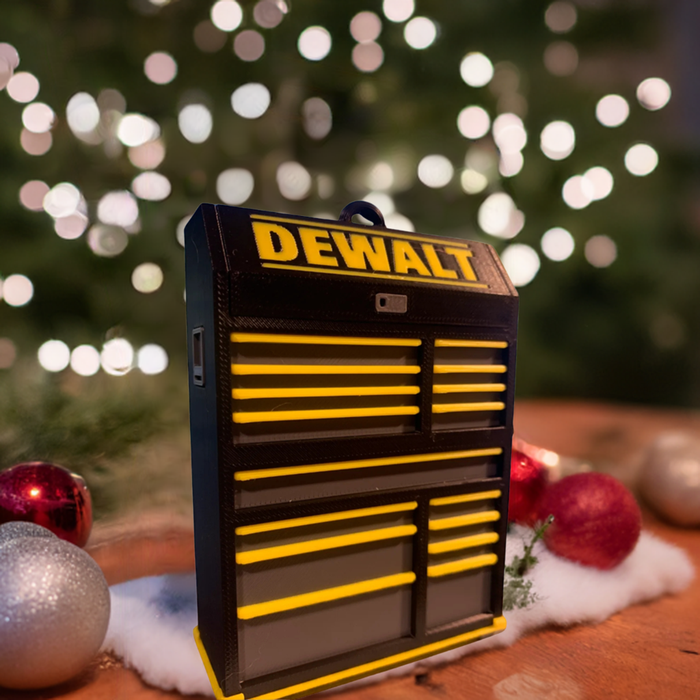 Tool Themed Christmas Tree Ornament – Premium Tool Chest Design! Made in Australia - Milwaukee, Ryobi or Dewalt