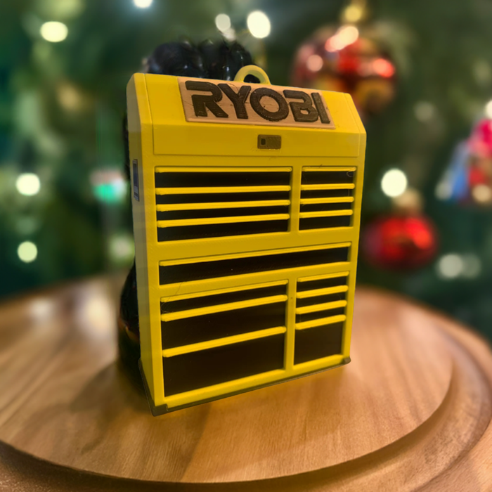 Tool Themed Christmas Tree Ornament – Premium Tool Chest Design! Made in Australia - Milwaukee, Ryobi or Dewalt