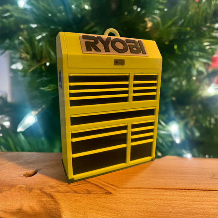 Tool Themed Christmas Tree Ornament – Premium Tool Chest Design! Made in Australia - Milwaukee, Ryobi or Dewalt