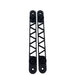 Black metal straps with lattice design on a white background