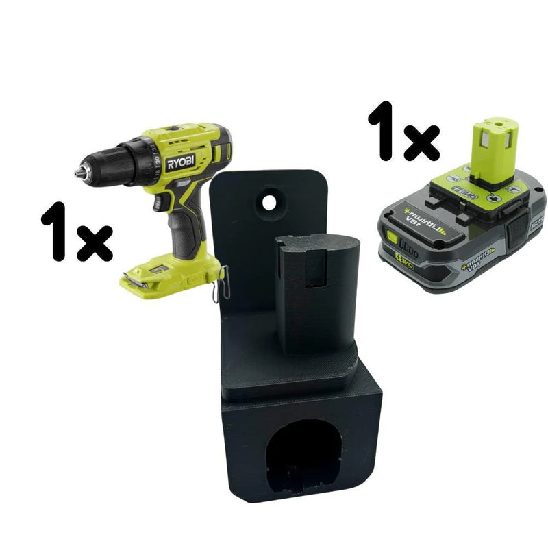 Ryobi Power Tool and Battery Holder - Power Tool Storage - Made In Australia