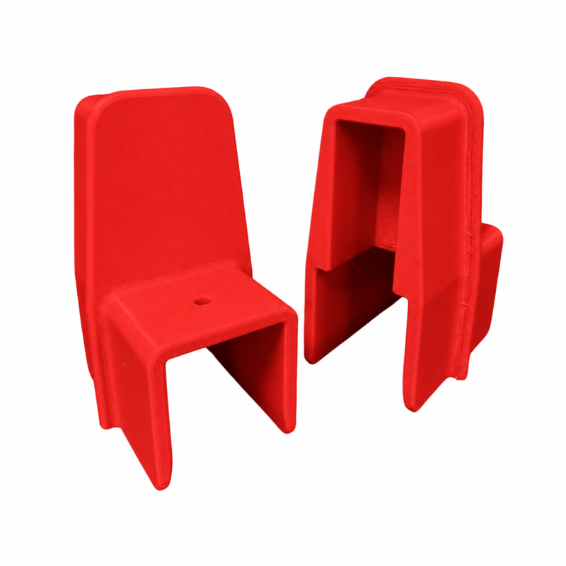 Level Holding Brackets – Pool Base Levelling & DIY Projects – Red colour