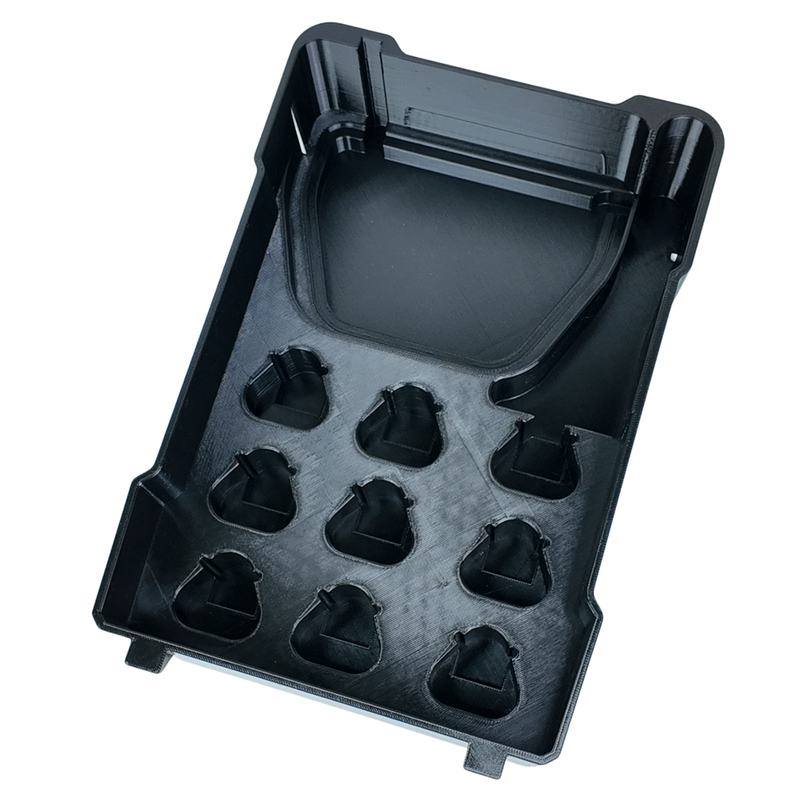 Milwaukee M12 charger and 9 battery Packout insert – photo 6