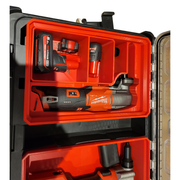 Close view of the M12 FUEL nibbler 2476-20 Packout insert, 3D printed in Australia
