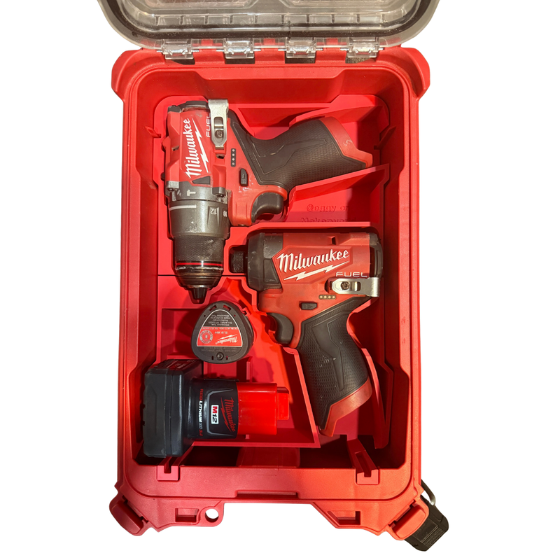M12 Gen 3 drill and driver combo 3497-22 seated in the Packout insert