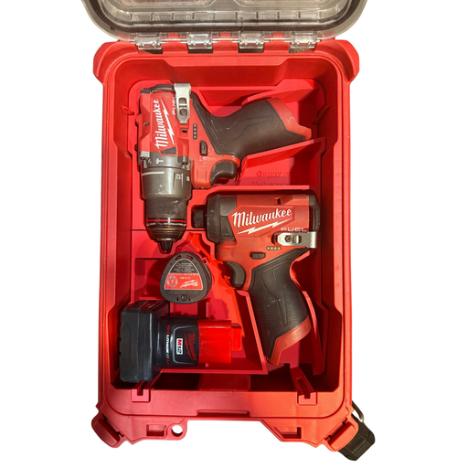 M12 Gen 3 drill and driver combo 3497-22 seated in the Packout insert