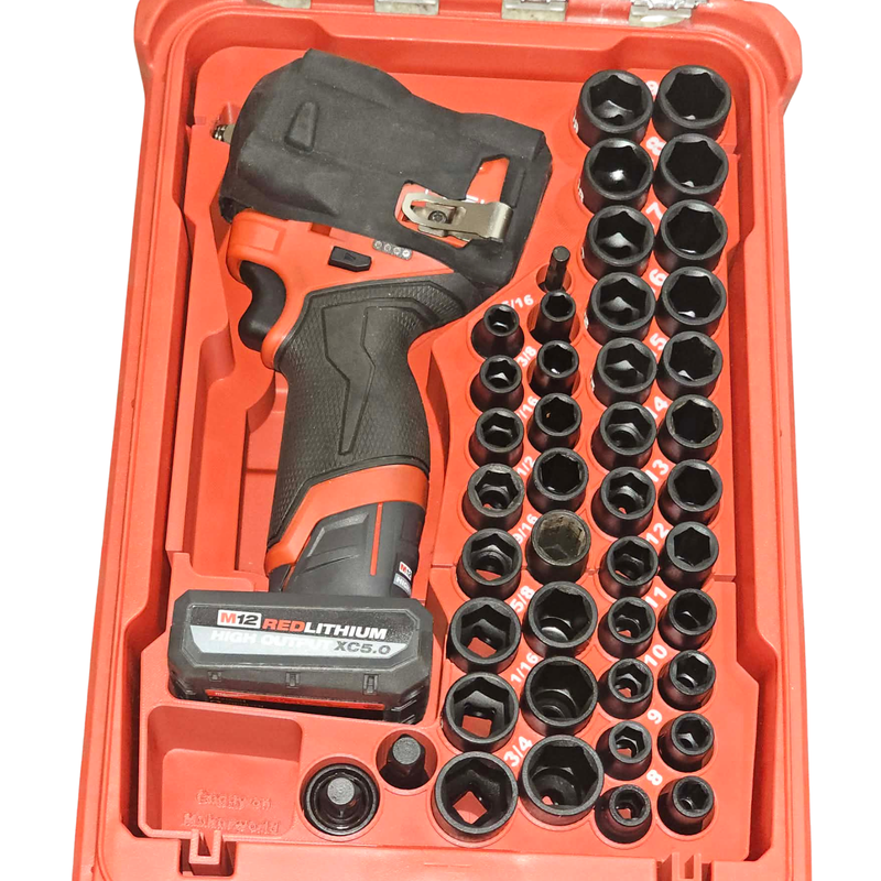 Milwaukee M12 impact wrench and socket set Packout insert – photo 6