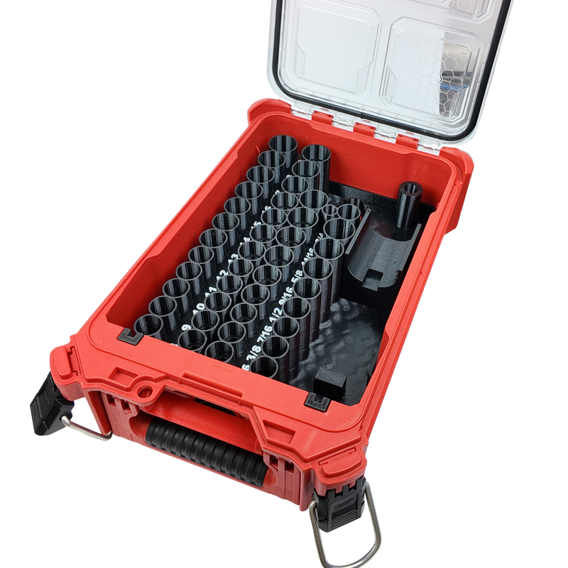 M12 ratchet seated in its recess in the single-piece PETG insert