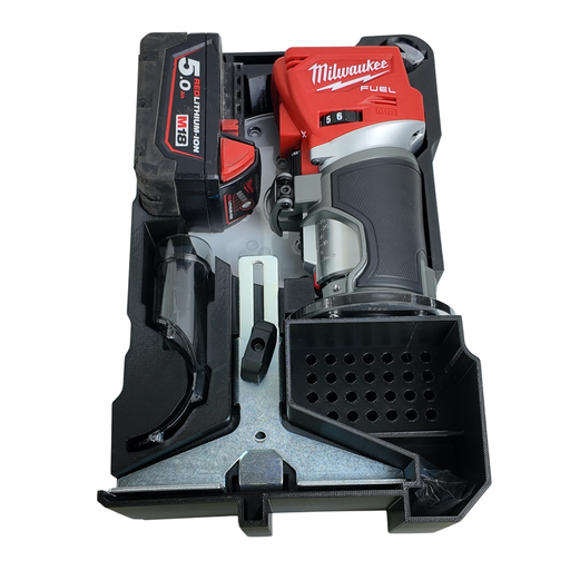 M18 router and bits insert for standard 11 compartment Packout organiser
