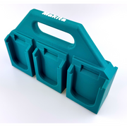 Makita 18V battery caddy 4 or 6 slot, Australian made PETG – photo 8
