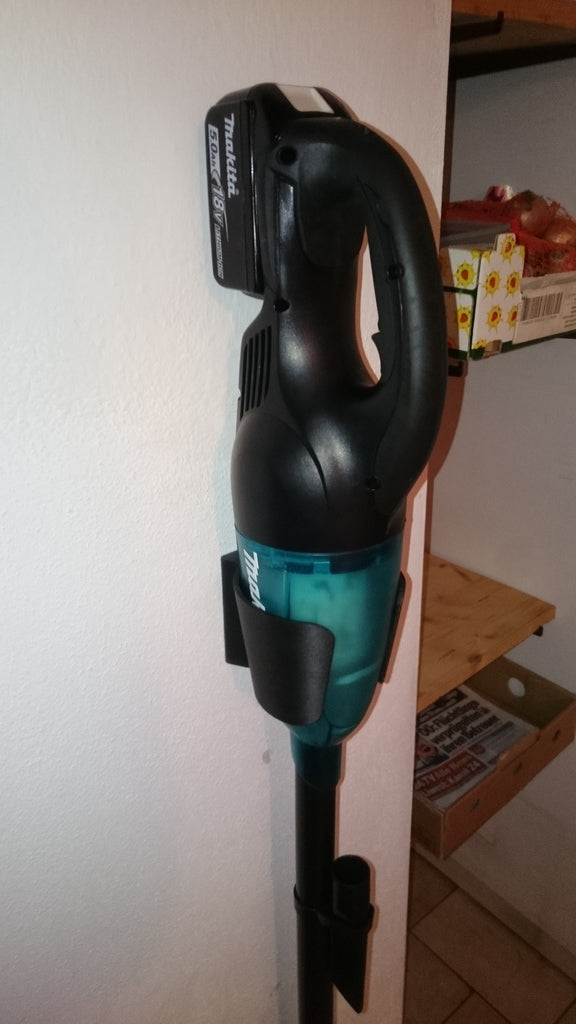 Makita stick vacuum cleaner wall mount bracket, Australian made 3D printed storage – photo 6