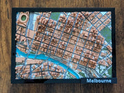 Melbourne 3D printed miniature city map – photo 7