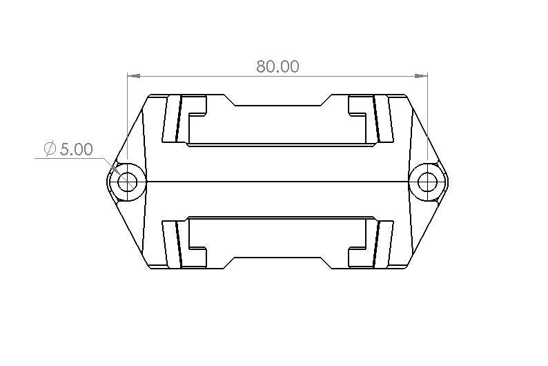 Milwaukee 18V dual battery wall mount holder, Australian made – photo 3