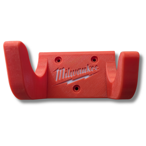 Milwaukee drill driver wall mount in red black or grey, Australian made 3D printed