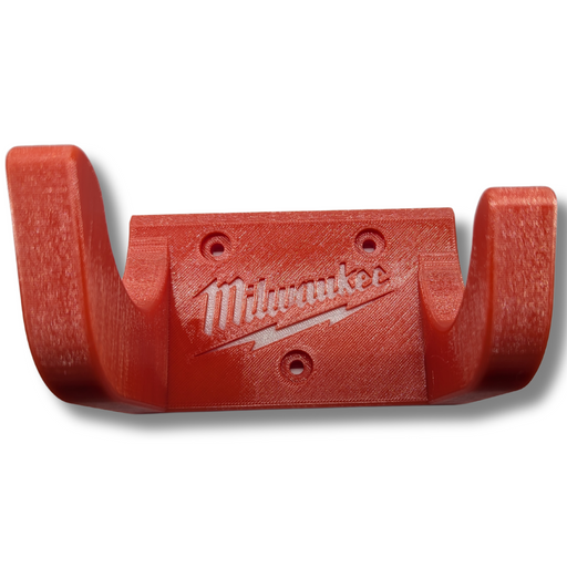 Milwaukee drill driver wall mount in red black or grey, Australian made 3D printed – photo 2