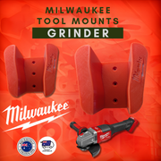 Milwaukee grinder wall mount in red black or grey, Australian made 3D printed – photo 3