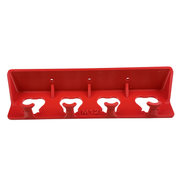 Milwaukee M12 battery holder 4 slot wall mount, Australian made 3D printed PETG battery storage