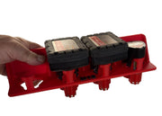 Milwaukee M12 battery holder 4 slot wall mount, Australian made 3D printed PETG battery storage – photo 4