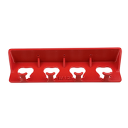 Milwaukee M12 battery holder 4 slot wall mount, Australian made 3D printed PETG battery storage – photo 5