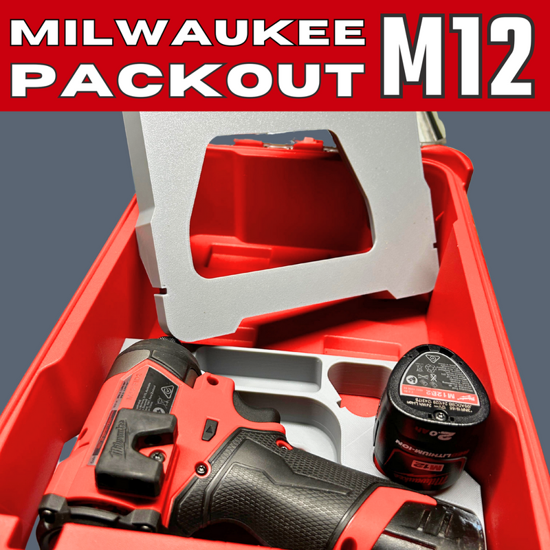 Milwaukee Packout M12 drill organiser with AirTag slot – photo 4
