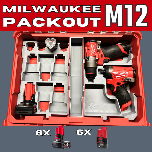 Milwaukee M12 dual tool Packout insert – photo 2