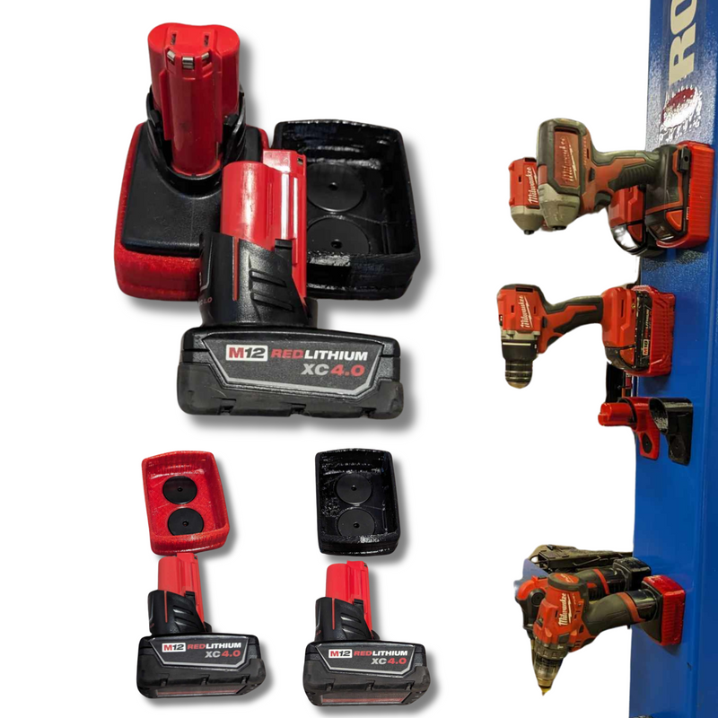 Milwaukee M12 high capacity magnetic battery base, Australian made TPU – photo 7