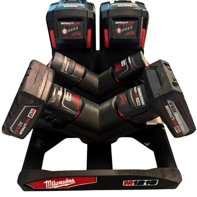 Milwaukee M12 M18 Packout battery caddy, Australian made 3D printed – photo 5