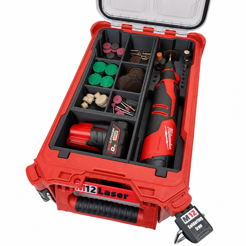 Milwaukee M12 rotary tool 2525-20 Packout insert – photo 3