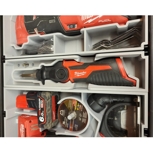 Milwaukee M12 soldering iron slimline Packout drawer insert, Australian made