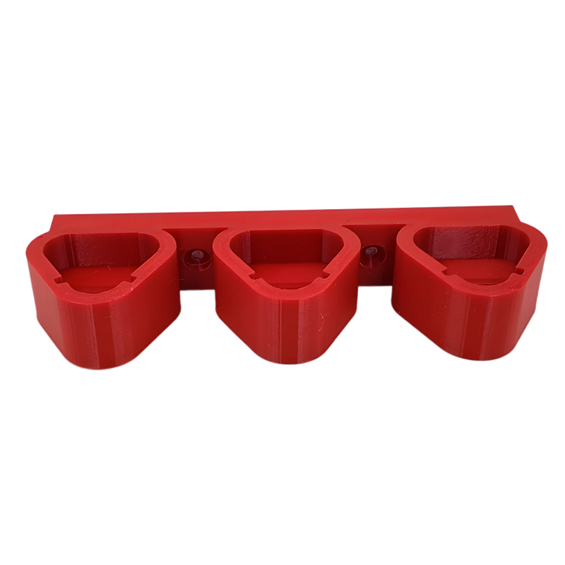 Milwaukee M12 triple battery wall mount, Australian made 3D printed battery storage – photo 2