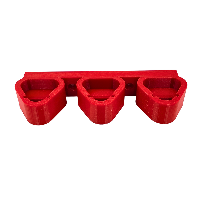 Milwaukee M12 triple battery wall mount, Australian made 3D printed battery storage – photo 3