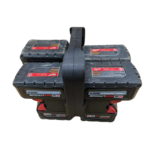 Milwaukee mega 8x M18 battery caddy, Australian made 3D printed carrier