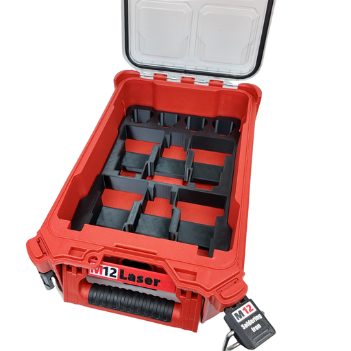 Milwaukee Packout 10 M12 battery insert with AirTag slot – photo 2