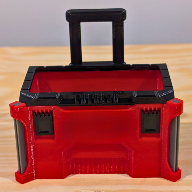 Milwaukee Packout business card display and desk caddy, Australian made 3D printed
