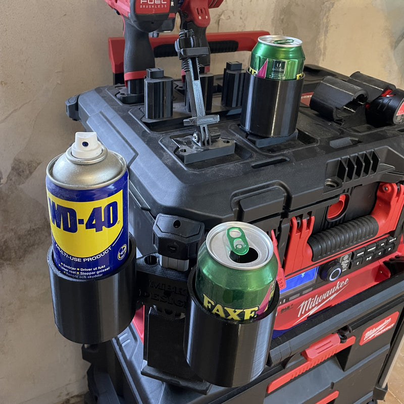 Milwaukee Packout double can holder for drinks and spray cans, Australian made – photo 3