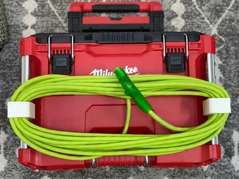 Milwaukee Packout extension cord organiser, Australian made 3D printed cable management – photo 2