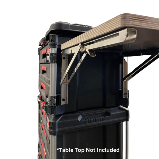 Milwaukee Packout folding table brackets flip kit, Australian made 3D printed