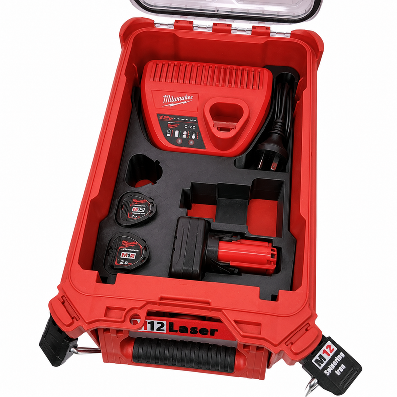 Milwaukee Packout M12 charger and battery insert for 48-22-8435 – photo 9