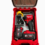 Milwaukee Packout insert for Gen 3 M18 FUEL impact driver plus 2 batteries