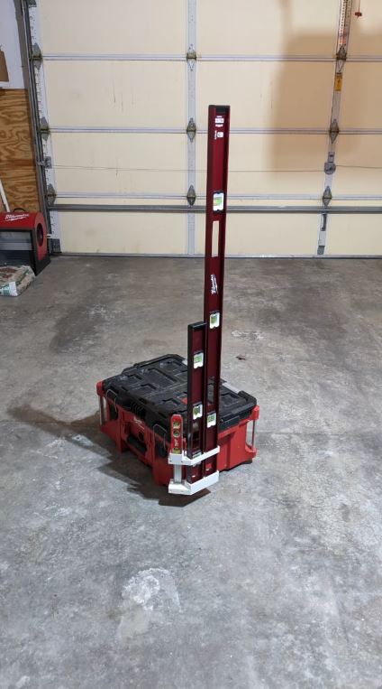 Milwaukee Packout rail clamp level holder, Australian made 3D printed accessory