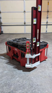 Milwaukee Packout rail clamp level holder, Australian made 3D printed accessory – photo 2