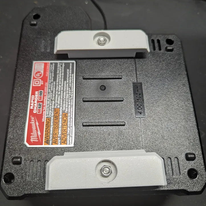 Milwaukee Packout rapid charger brackets 4 pack, Australian made 3D printed mounts – photo 3