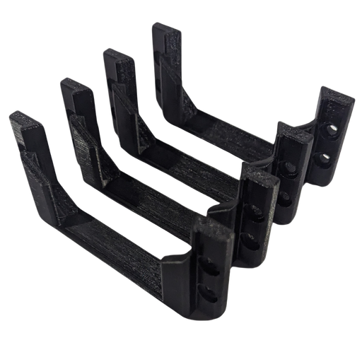 Milwaukee Packout wall mounting brackets 4 pack, Australian made 3D printed heavy duty holders