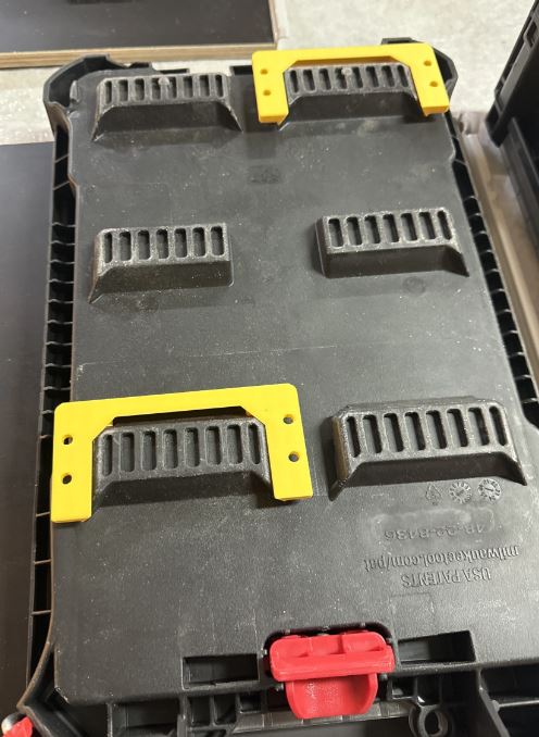 Milwaukee Packout wall mounting brackets 4 pack, Australian made 3D printed heavy duty holders – photo 4